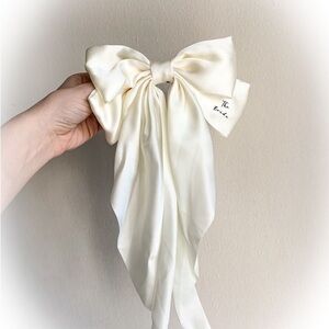Bridal Bow Hair Clip
